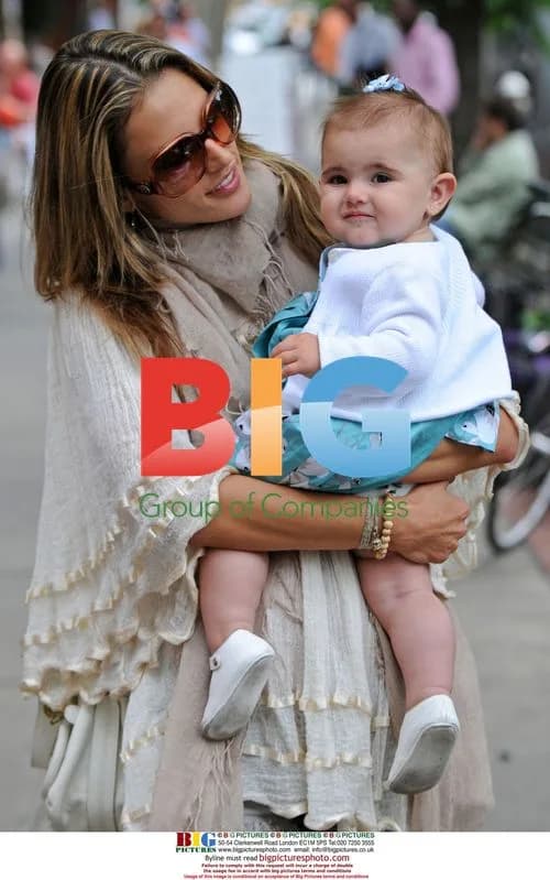Alessandra Ambrosio with daughter Anja
