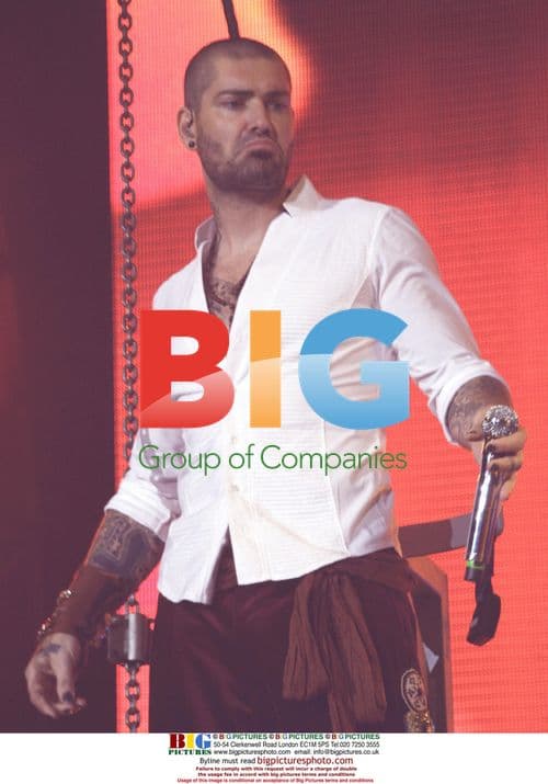 Boyzone Performs to Sparse Crowd