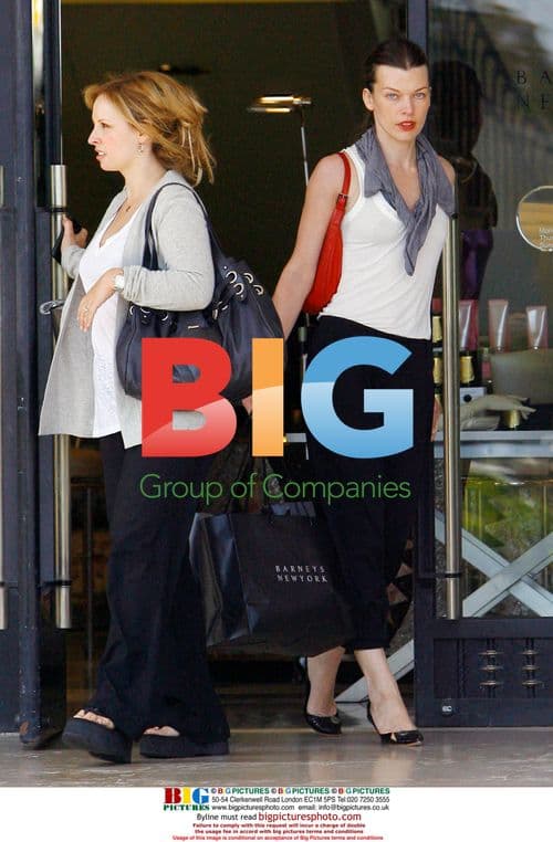 Mila Jovovich Goes Shopping in Beverly Hills