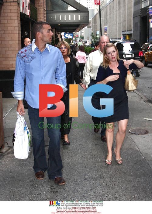Melissa Joan Hart and Husband Depart NYC Hotel