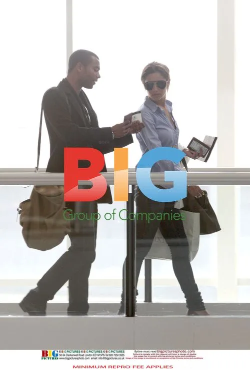 Ashley and Cheryl Cole at Airport