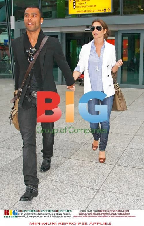 Ashley and Cheryl Cole return to UK