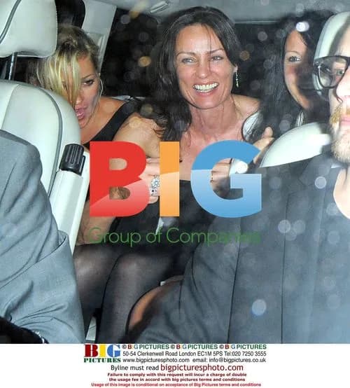 Kate Moss Leaves Cafe De Paris