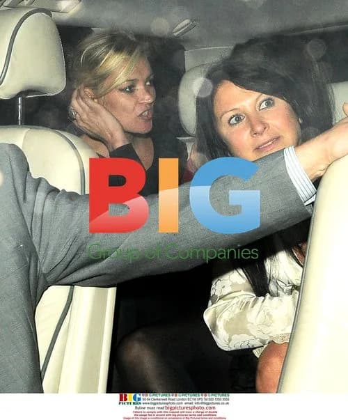 Kate Moss Leaves Cafe De Paris at 3:30am