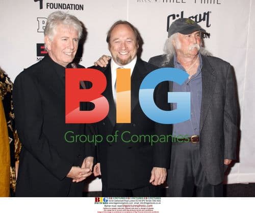 Graham Nash, Stephen Stills and David Crosby at Songwriters Hall of Fame