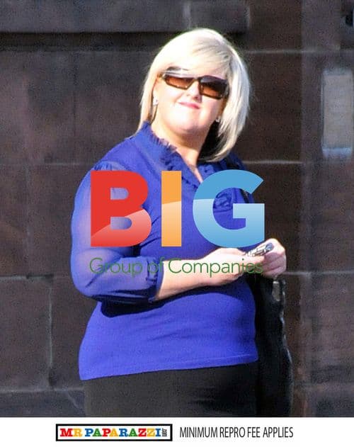 Michelle McManus Loading Tesco Bags