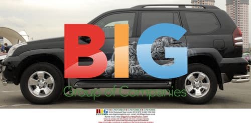 Art car displayed at Moscow festival