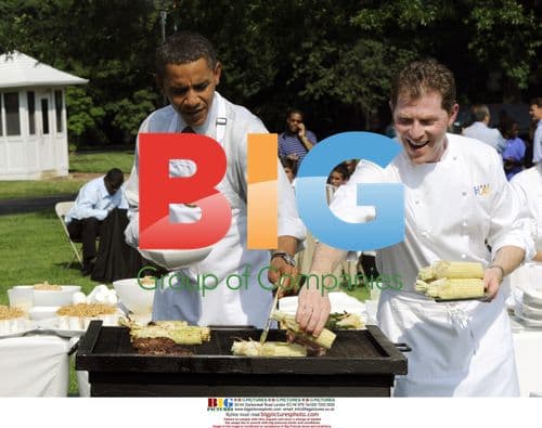 Obama Hosts BBQ with Bobby Flay