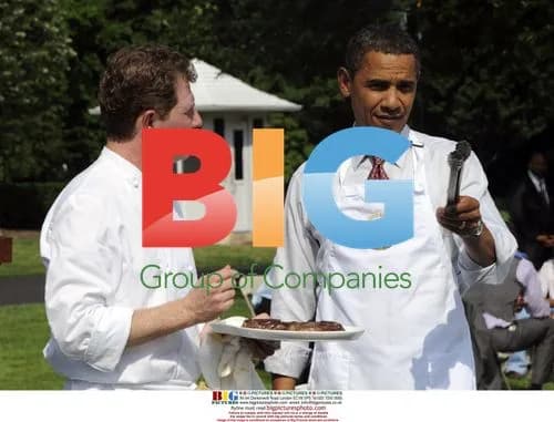 Obama and Flay grill at White House BBQ