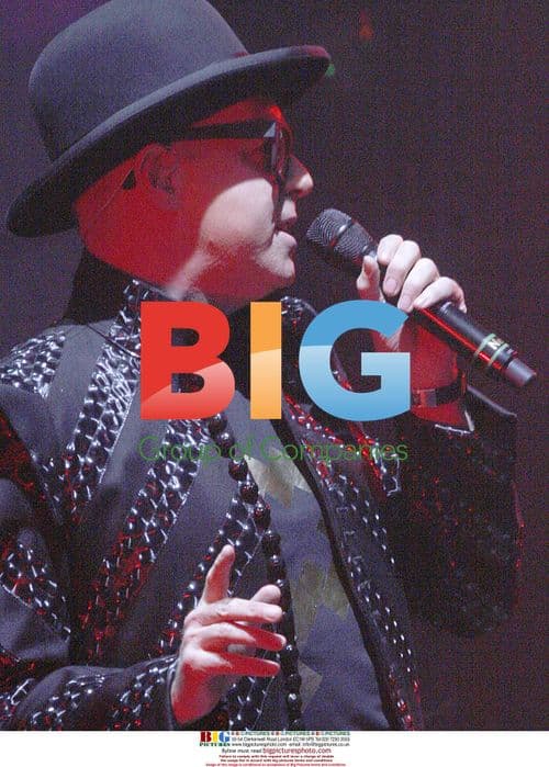 Neil Tennant of Pet Shop Boys on Stage