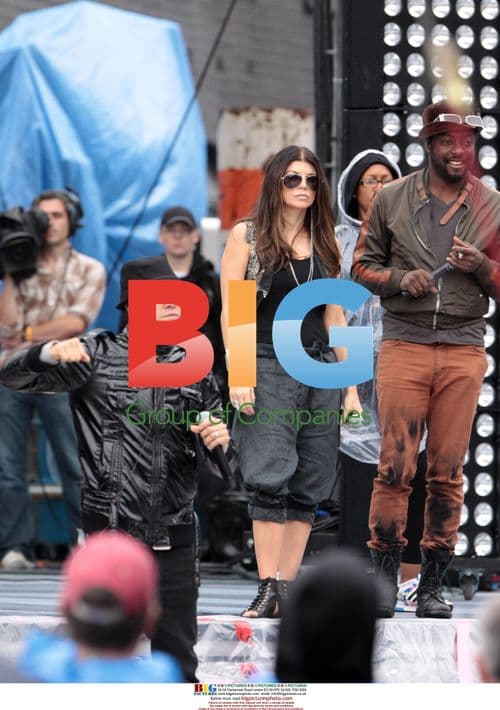 Fergie and Black Eyed Peas Rehearse for MuchMusic Video Awards