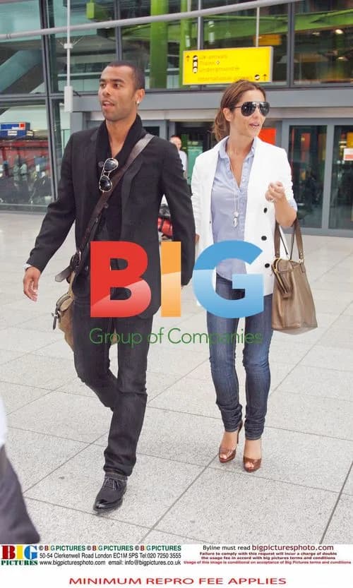 Ashley and Cheryl Cole return to UK