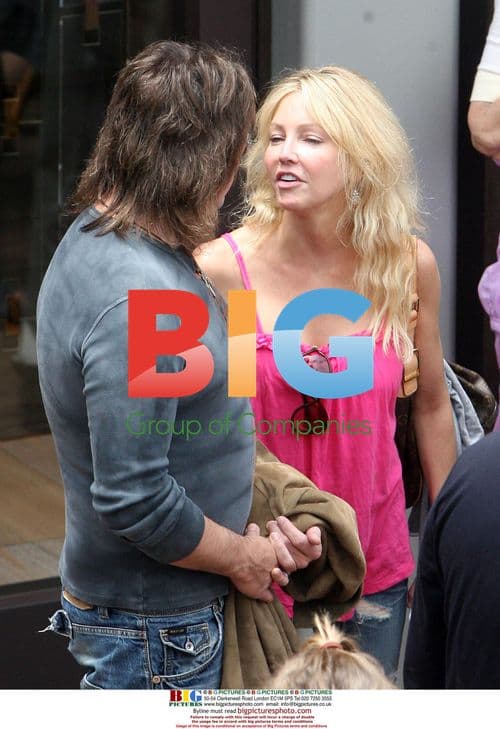 Heather Locklear with ex-husband Richie Sambora and daughter Ava