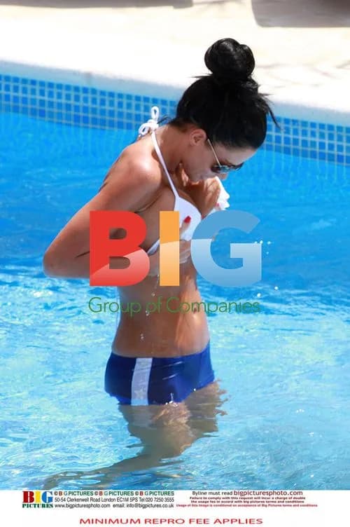Katie Price sunbathes in Ibiza