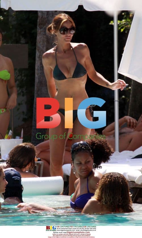 Paolo Maldini and family swim in Miami