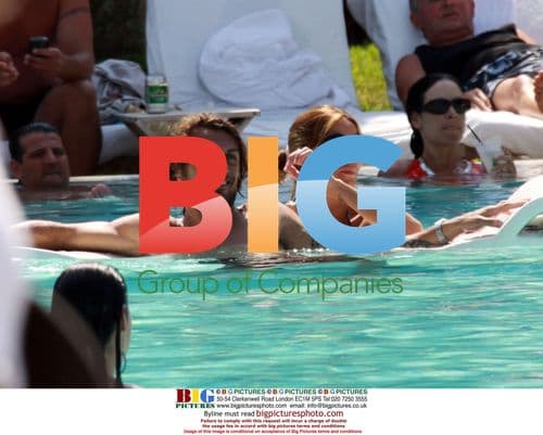 Paolo Maldini and Family at Miami Beach