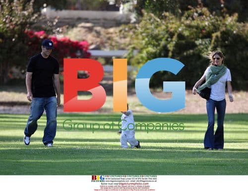 Tom Brady and Gisele Bundchen with Son