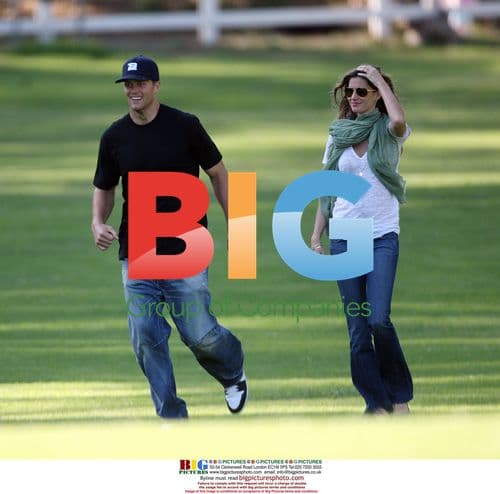 Tom Brady and Gisele Bundchen with Son John