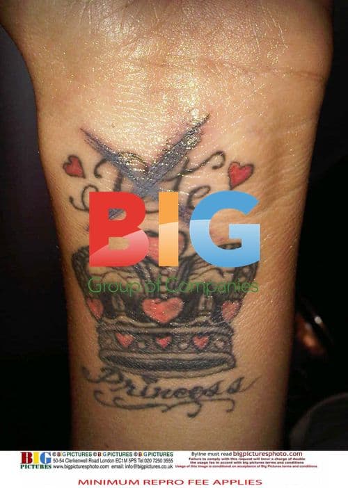 Katie Price has Peter Andre tattoo covered