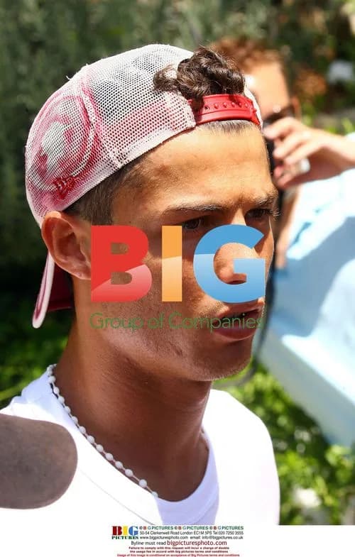 Ronaldo Greets Press in Algarve Villa