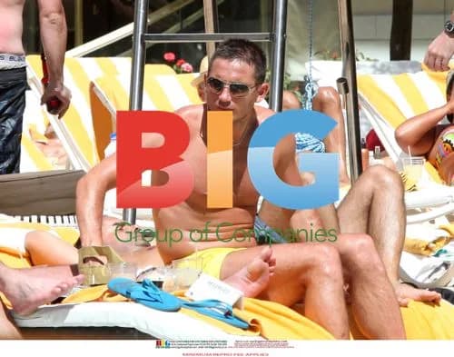 Frank Lampard and Michael Greco at Encore Hotel in Las Vegas