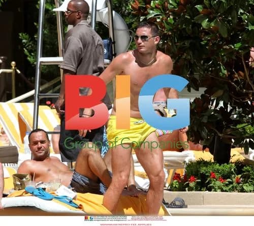 Frank Lampard and Michael Greco Poolside in Las Vegas