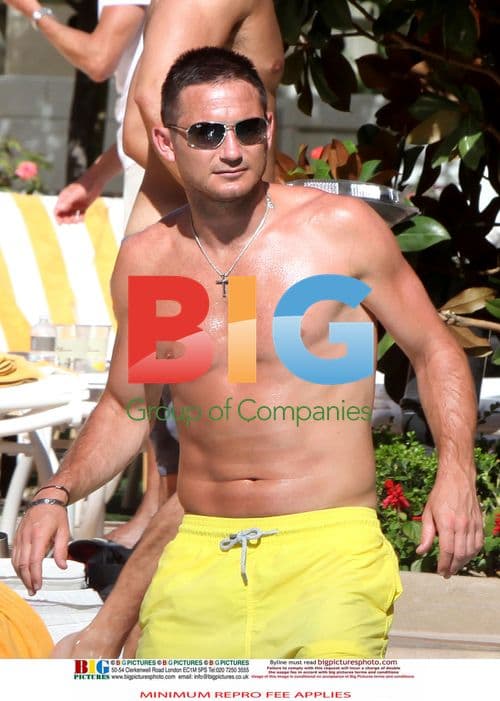 Frank Lampard and Michael Greco Poolside in Vegas