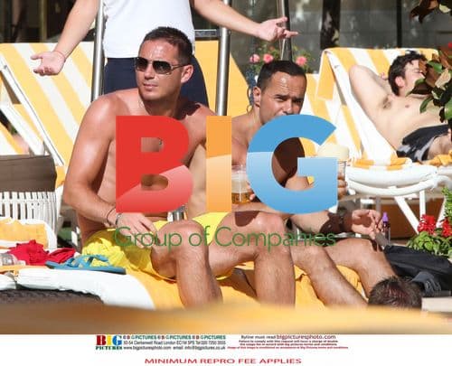 Frank Lampard and Michael Greco at Las Vegas Hotel