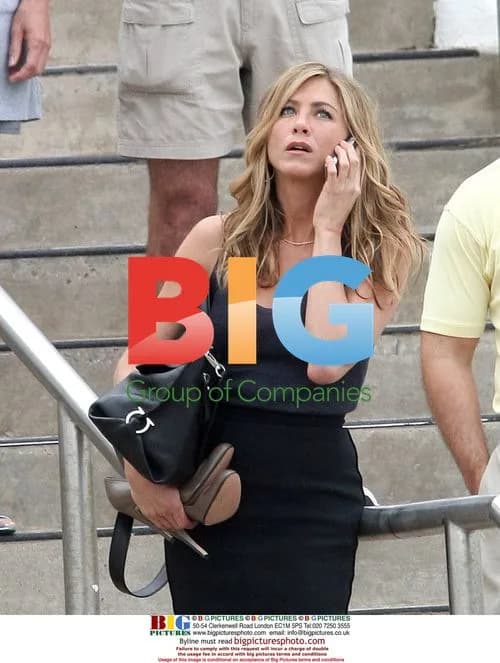 Jennifer Aniston filming 'Bounty Hunter'