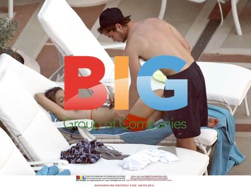 Kelly Brook and Danny Cipriani Poolside in US