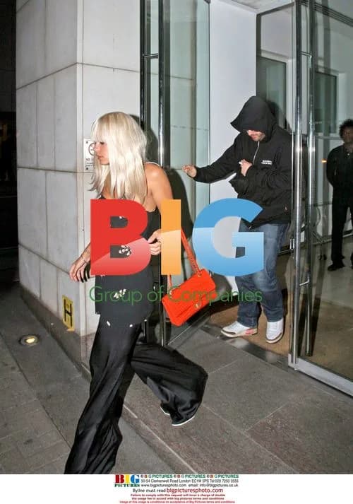 Lily Allen leaves Nobu with mystery man