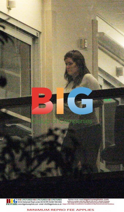 Ryan O'Neal and friends wait outside Farrah Fawcett's hospital room