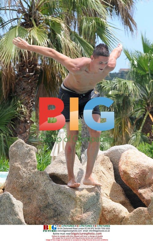 Manchester United's Macheda on holiday in Sardinia