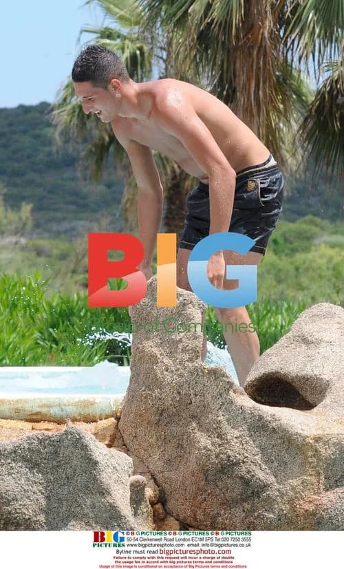 Man United's Macheda on holiday in Sardinia