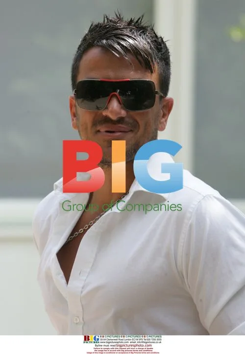 Peter Andre Returns Home in Hove