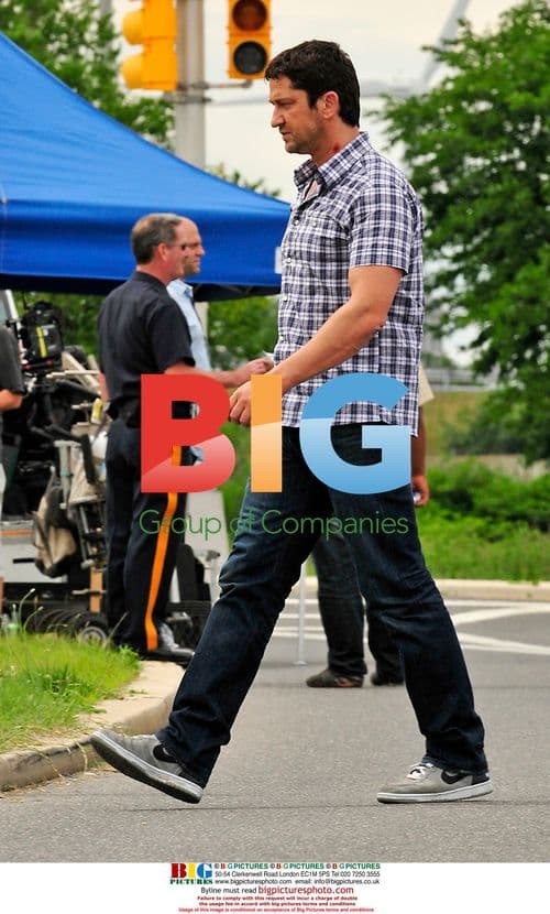 Jennifer Aniston and Gerard Butler film "Bounty Hunter"