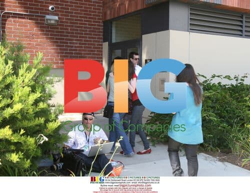Crowd outside UCLA Medical Center after Michael Jackson's death