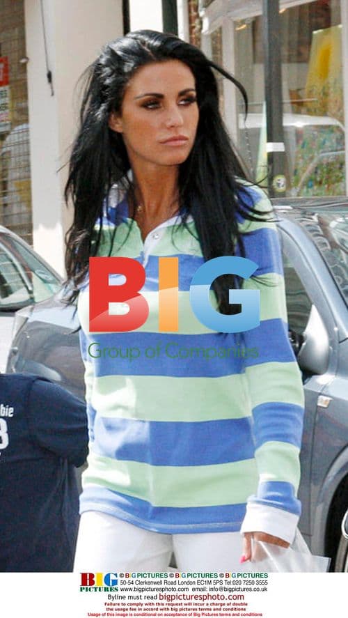 Katie Price and son Harvey out shopping