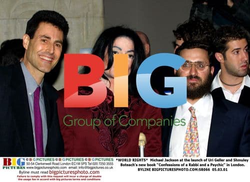 Michael Jackson at book launch in London