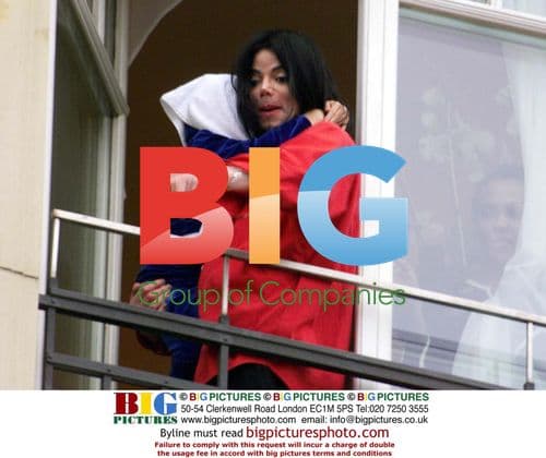 Michael Jackson at Adlon Hotel, Berlin