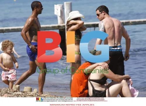 Cheryl and Ashley Cole on French Holiday