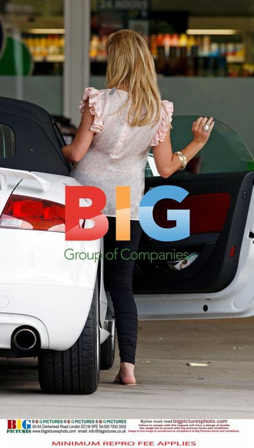 Chantelle Houghton at Petrol Station