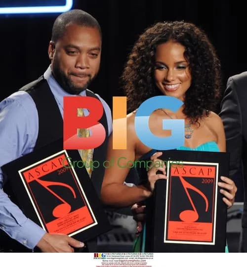 Alicia Keys and Kerry 'Krucial' Brothers at ASCAP Awards