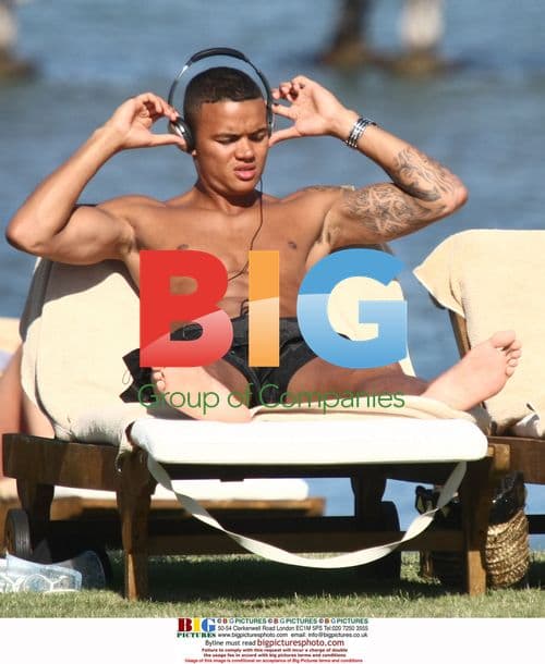 Jermaine Jenas on holiday with girlfriend Sabrina Keogh