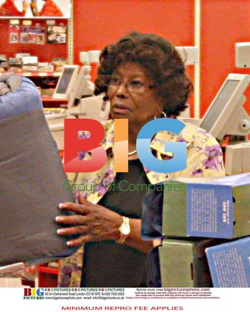 Katherine Jackson shopping at Target