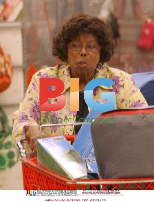 Katherine Jackson Shopping at Target