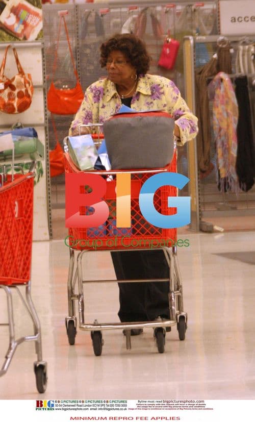 Katherine Jackson shopping at Target