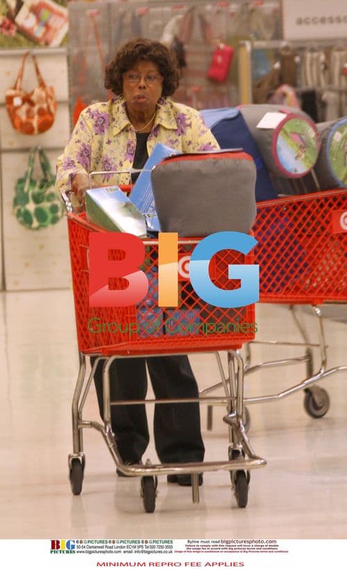 Katherine Jackson Shopping at Target