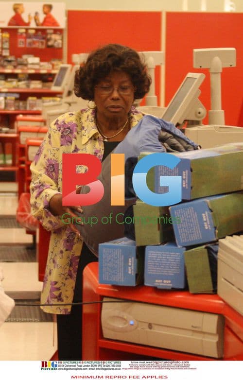 Katherine Jackson shopping at Target