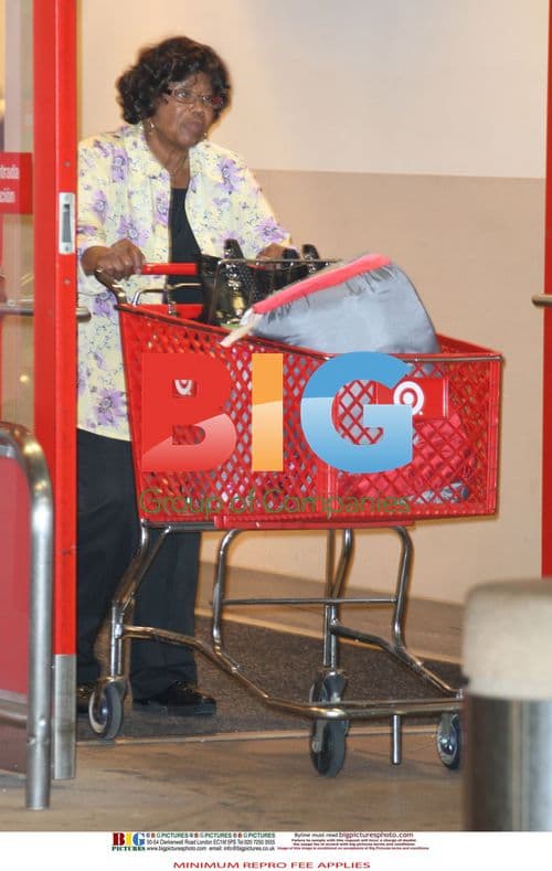 Katherine Jackson shopping at Target
